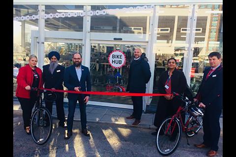 Virgin Trains has opened a Bike Hub at Coventry station.